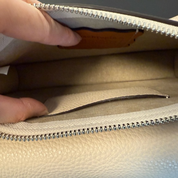 Coach Coachtopia Crème Cream wavy dinky Leather Shoulder Bag turnlock - Picture 5 of 7